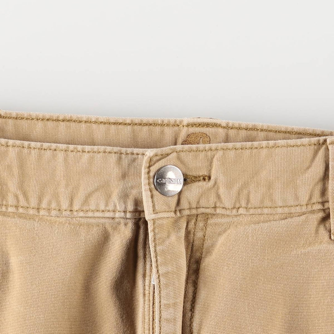 Carhartt Relaxed Fit Duck Cargo Shorts, Men's, Size 35 cotton ocher yellow type Vintage Second Hand