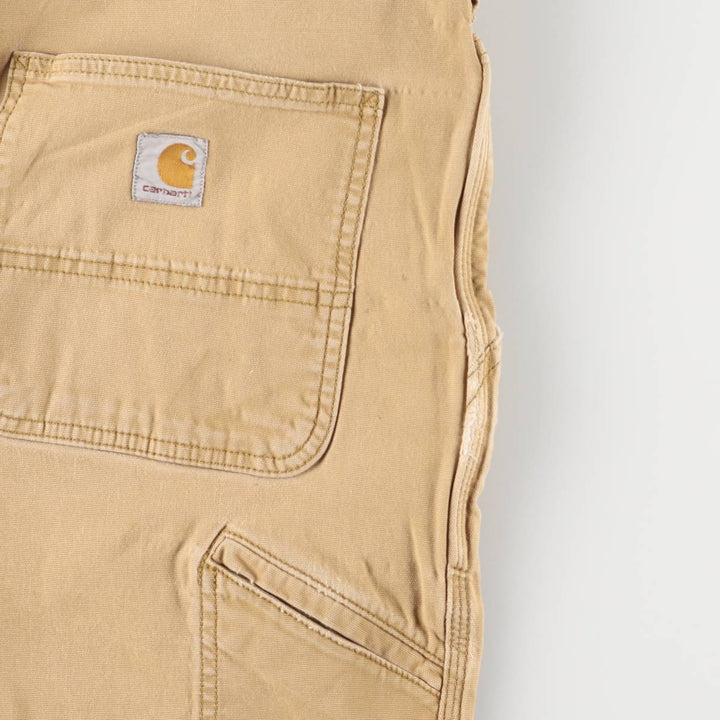 Carhartt Relaxed Fit Duck Cargo Shorts, Men's, Size 35 cotton ocher yellow type Vintage Second Hand