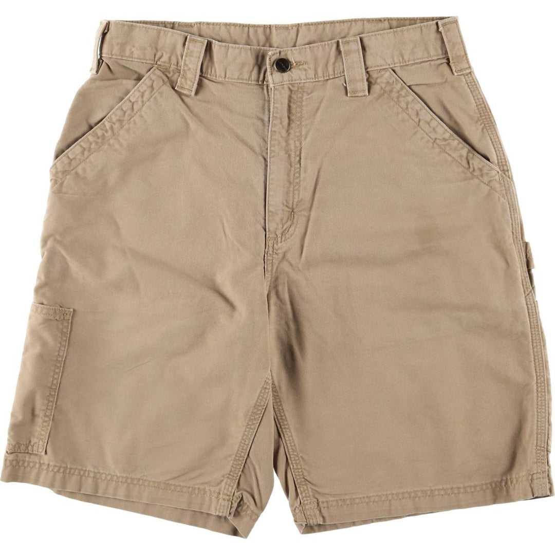 Carhartt Loose Fit Duck Work Shorts, Men's Size 34 cotton ocher yellow type Vintage Second Hand