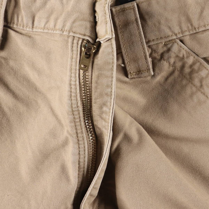 Carhartt Loose Fit Duck Work Shorts, Men's Size 34 cotton ocher yellow type Vintage Second Hand