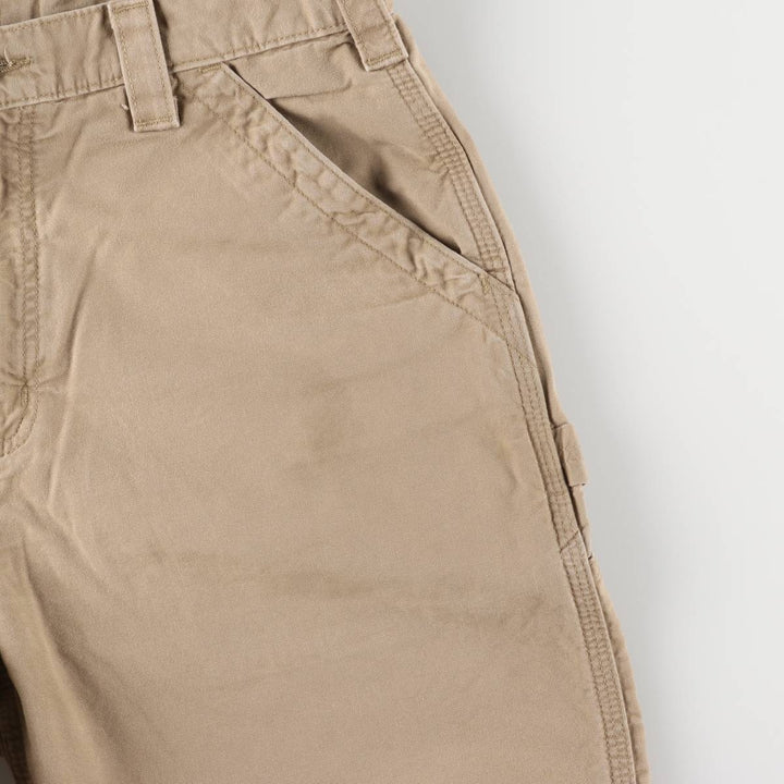 Carhartt Loose Fit Duck Work Shorts, Men's Size 34 cotton ocher yellow type Vintage Second Hand