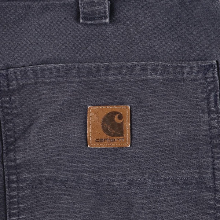 Carhartt Original Fit Duck Work Shorts, Men's Size 34 cotton navy blue type Vintage Second Hand