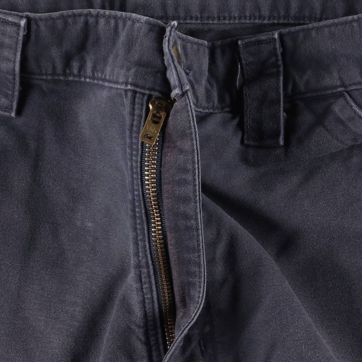 Carhartt Original Fit Duck Work Shorts, Men's Size 34 cotton navy blue type Vintage Second Hand
