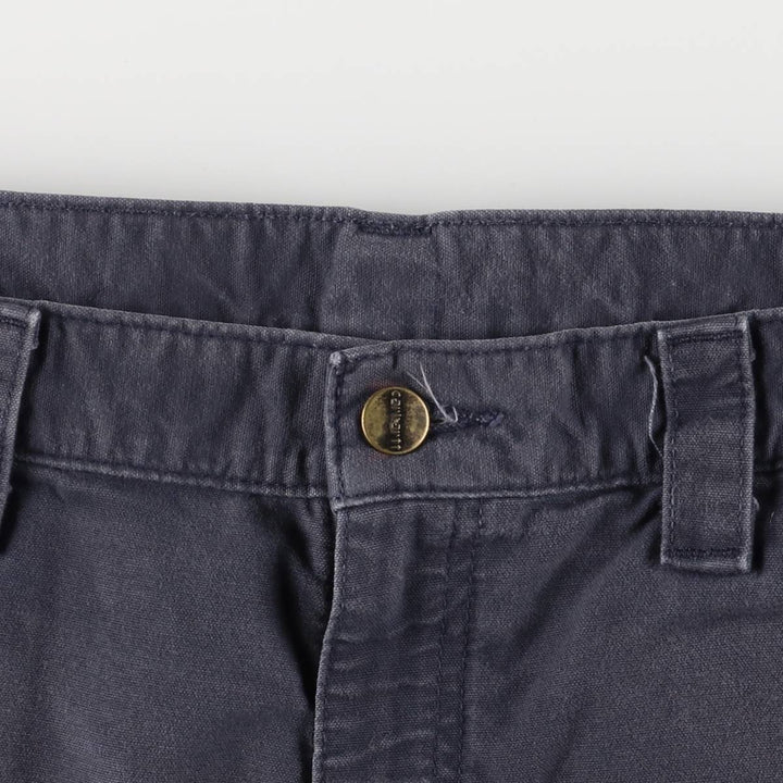 Carhartt Original Fit Duck Work Shorts, Men's Size 34 cotton navy blue type Vintage Second Hand