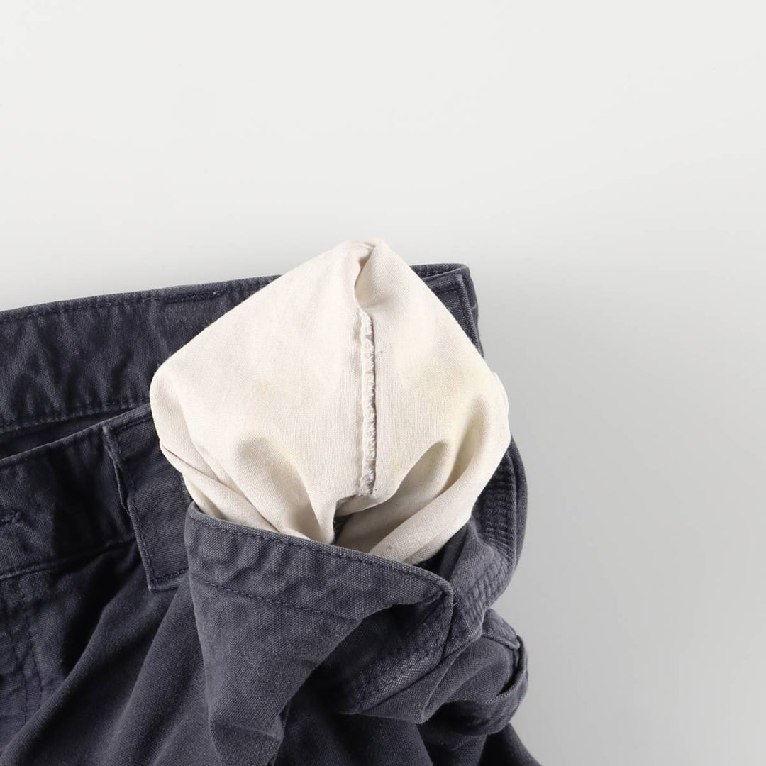 Carhartt Original Fit Duck Work Shorts, Men's Size 34 cotton navy blue type Vintage Second Hand