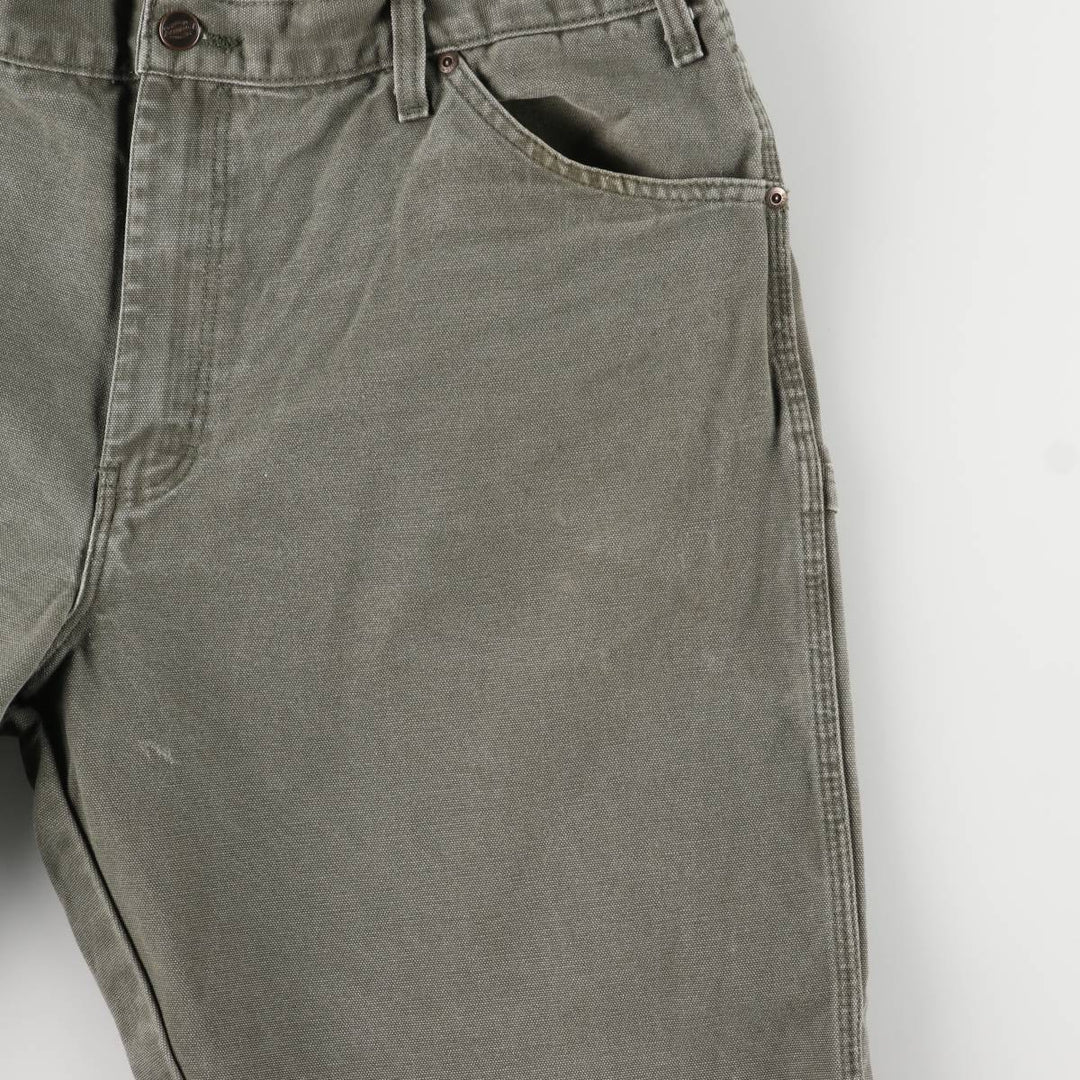 Dickies Duck Painter Pants Men's W37 cotton Khaki type sage green Vintage Second Hand