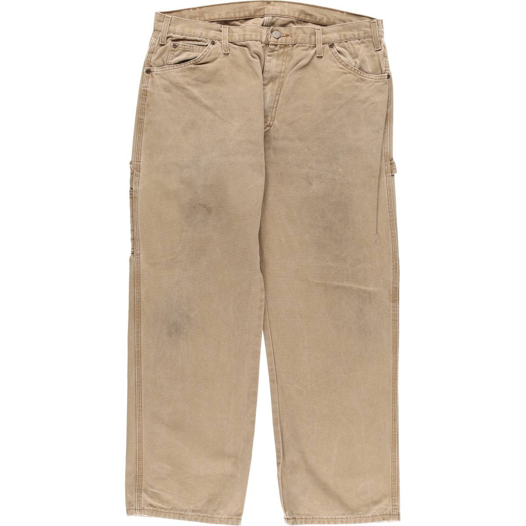 Dickies Relaxed Fit Duck Painter Pants Men's W37 cotton beige type brown Vintage Second Hand