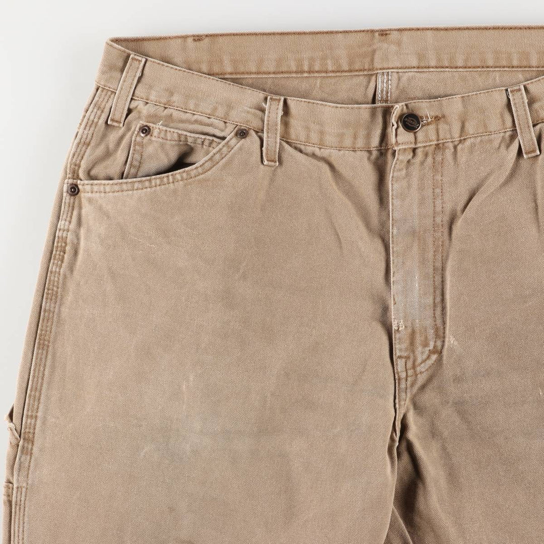 Dickies Relaxed Fit Duck Painter Pants Men's W37 cotton beige type brown Vintage Second Hand