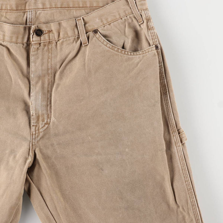 Dickies Relaxed Fit Duck Painter Pants Men's W37 cotton beige type brown Vintage Second Hand