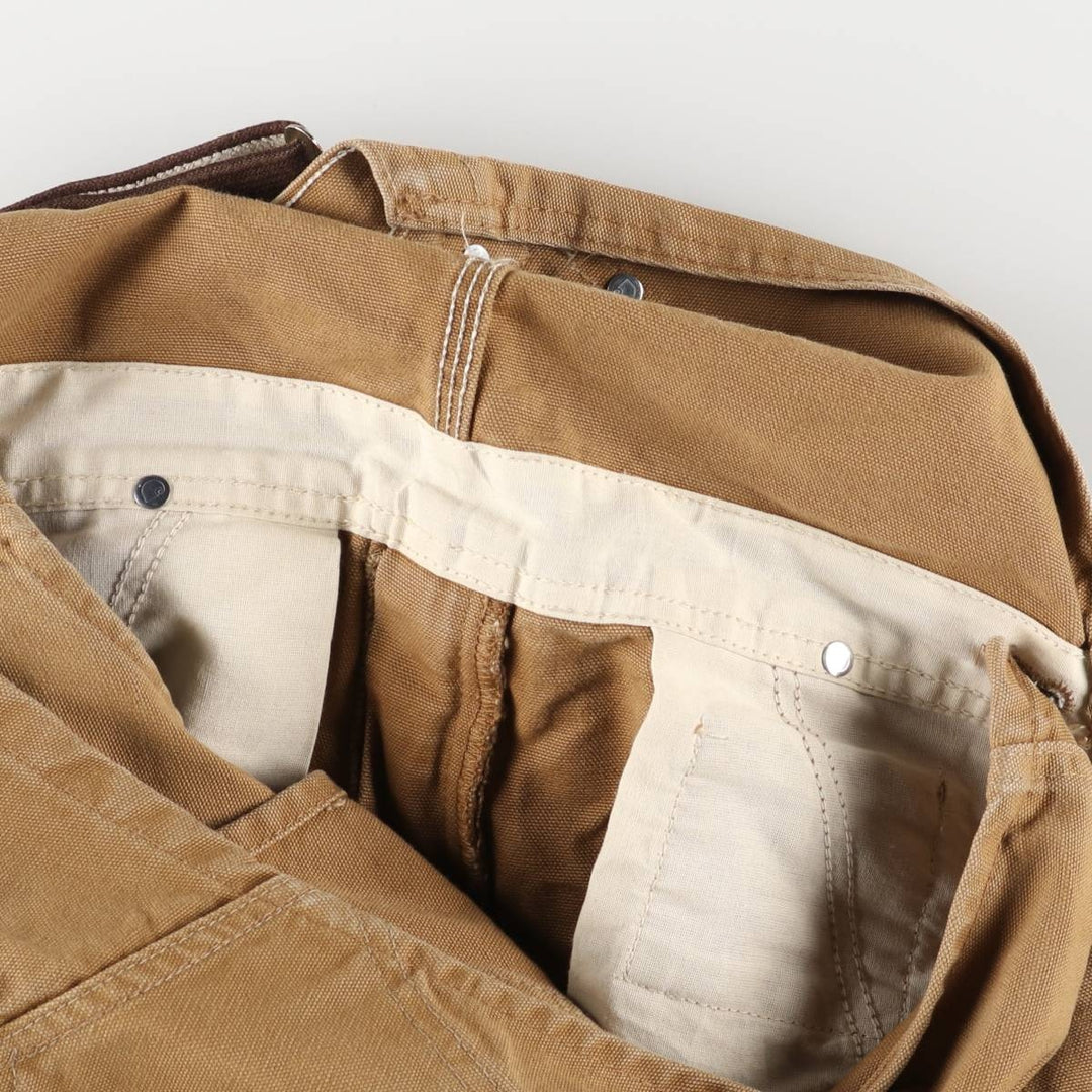 Carhartt Double Knee Duck Overalls, Men's, Size W33 cotton brown type Vintage Second Hand