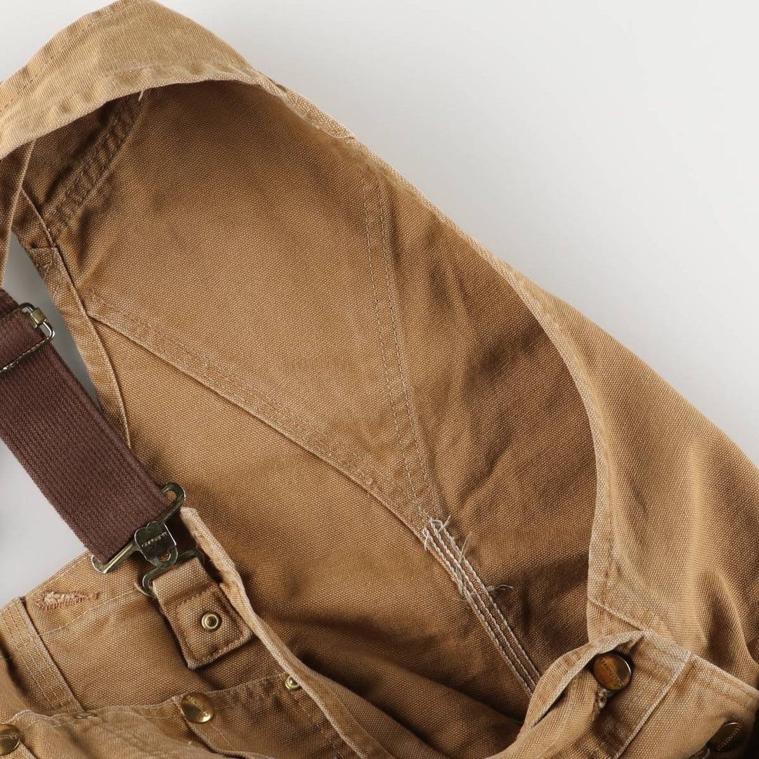 Carhartt Double Knee Duck Overalls, Men's, Size W33 cotton brown type Vintage Second Hand