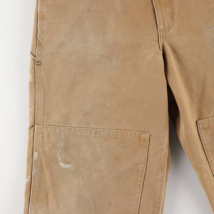 Carhartt Double Knee Duck Overalls, Men's, Size W33 cotton brown type Vintage Second Hand