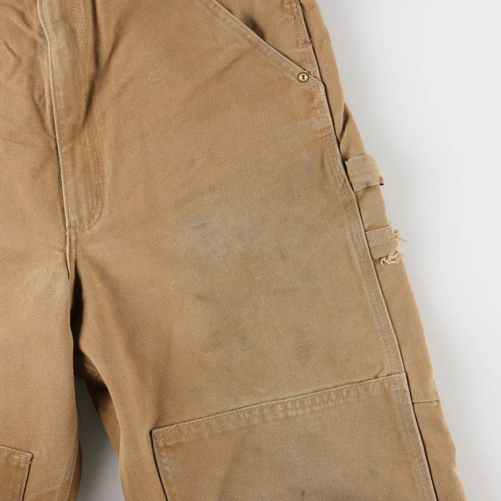Carhartt Double Knee Duck Overalls, Men's, Size W33 cotton brown type Vintage Second Hand
