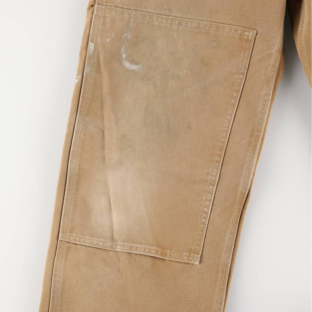 Carhartt Double Knee Duck Overalls, Men's, Size W33 cotton brown type Vintage Second Hand