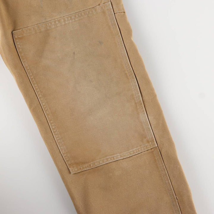 Carhartt Double Knee Duck Overalls, Men's, Size W33 cotton brown type Vintage Second Hand