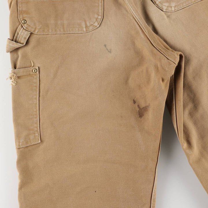Carhartt Double Knee Duck Overalls, Men's, Size W33 cotton brown type Vintage Second Hand