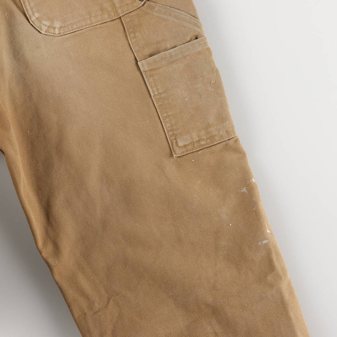 Carhartt Double Knee Duck Overalls, Men's, Size W33 cotton brown type Vintage Second Hand