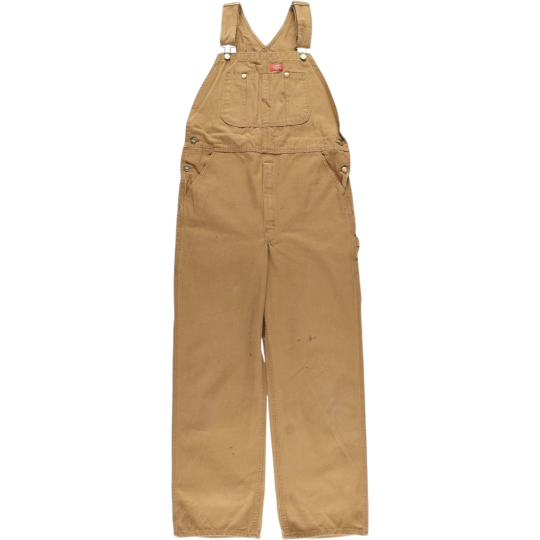 Dickies Duck Overalls Men's Size W38 unclear brown type Vintage Second Hand