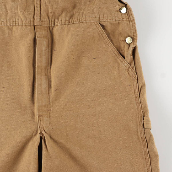 Dickies Duck Overalls Men's Size W38 unclear brown type Vintage Second Hand