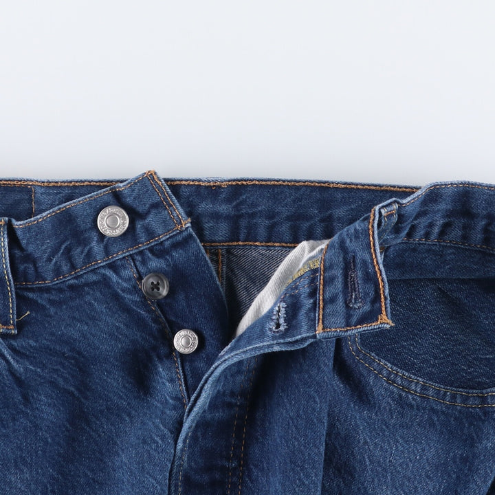 Levi's 501 Euro Model Straight Denim Pants, Men's, Size W37 cotton blue type Vintage Second Hand