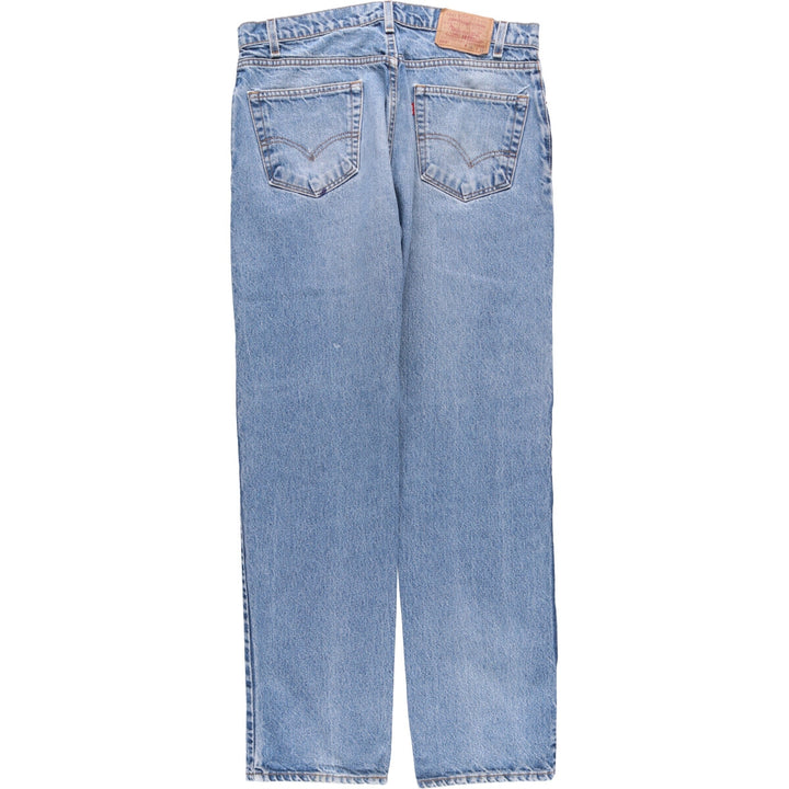 90'S Levi's 505 REGULAR FIT STRAIGHT LEG Tapered Denim Pants Made in USA Men's W36 Vintage cotton blue type Vintage Second Hand
