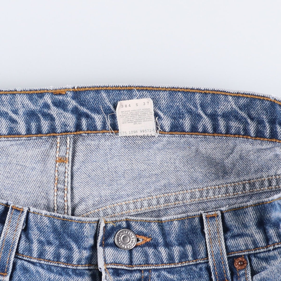 90'S Levi's 505 REGULAR FIT STRAIGHT LEG Tapered Denim Pants Made in USA Men's W36 Vintage cotton blue type Vintage Second Hand