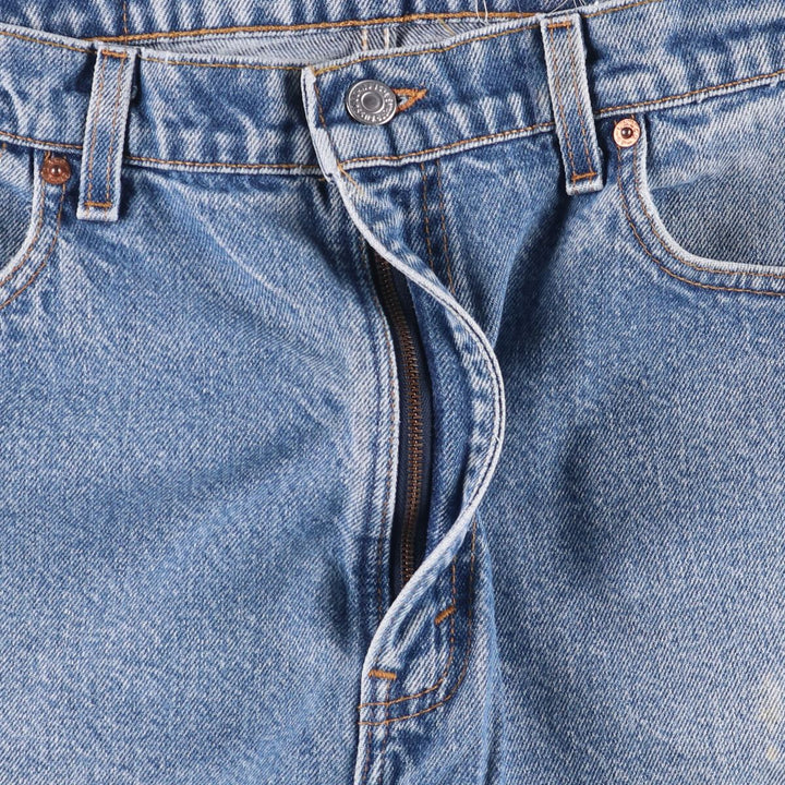 90'S Levi's 505 REGULAR FIT STRAIGHT LEG Tapered Denim Pants Made in USA Men's W36 Vintage cotton blue type Vintage Second Hand