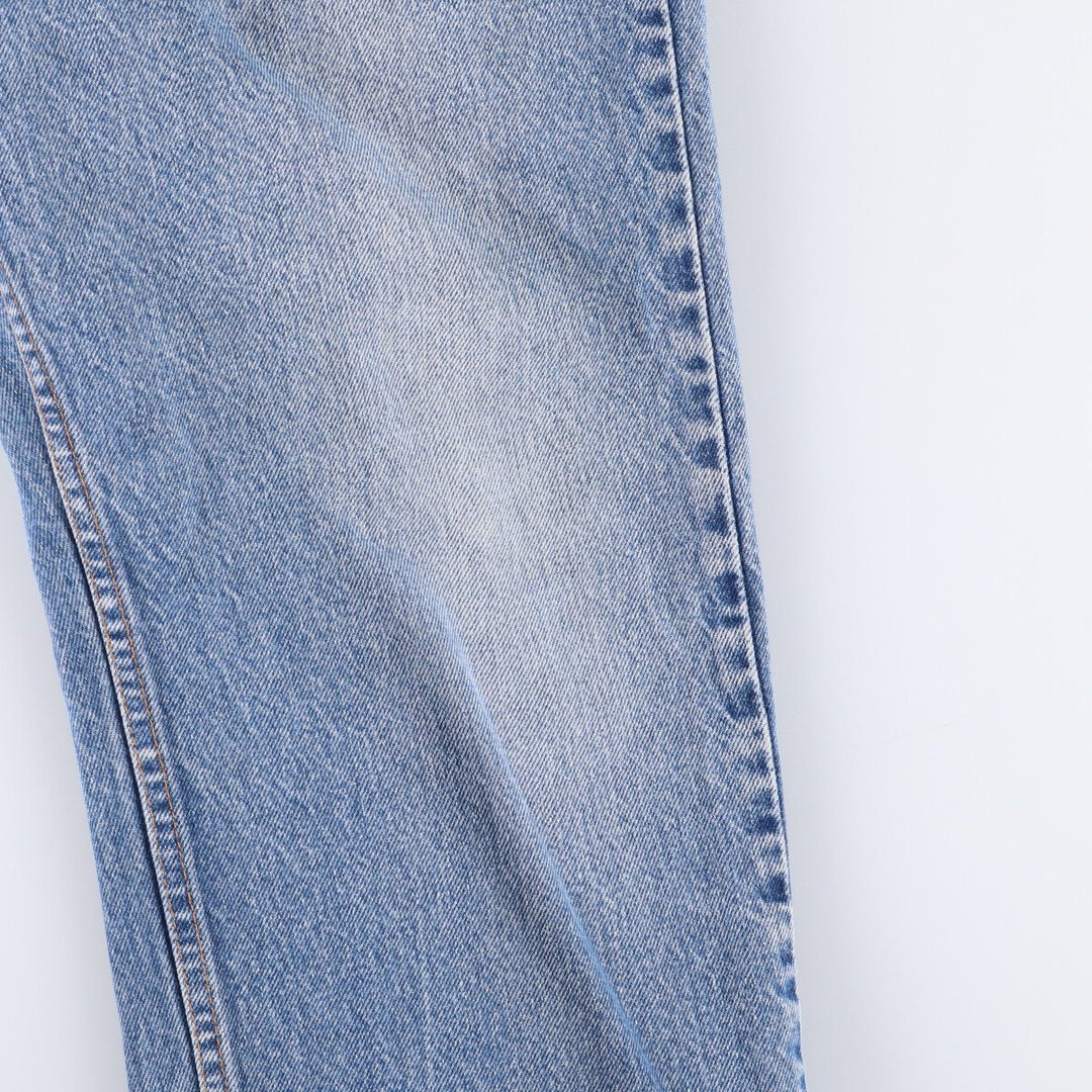 90'S Levi's 505 REGULAR FIT STRAIGHT LEG Tapered Denim Pants Made in USA Men's W36 Vintage cotton blue type Vintage Second Hand