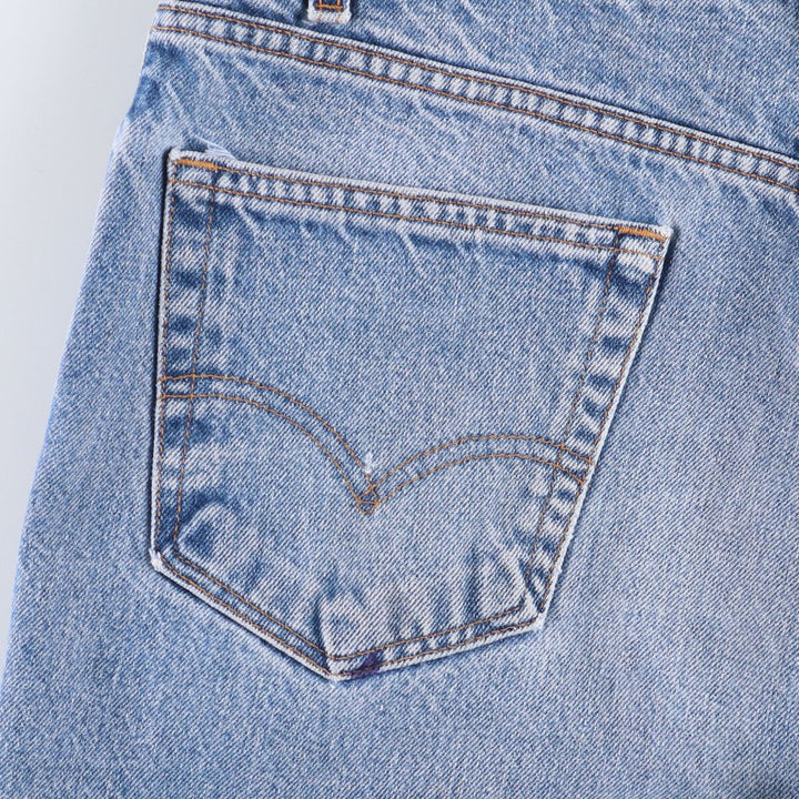 90'S Levi's 505 REGULAR FIT STRAIGHT LEG Tapered Denim Pants Made in USA Men's W36 Vintage cotton blue type Vintage Second Hand