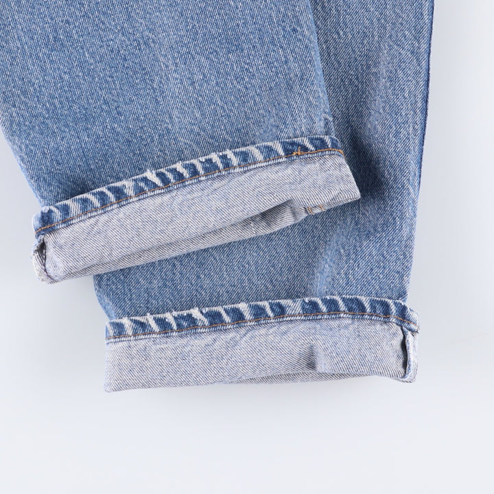 90'S Levi's 505 REGULAR FIT STRAIGHT LEG Tapered Denim Pants Made in USA Men's W36 Vintage cotton blue type Vintage Second Hand