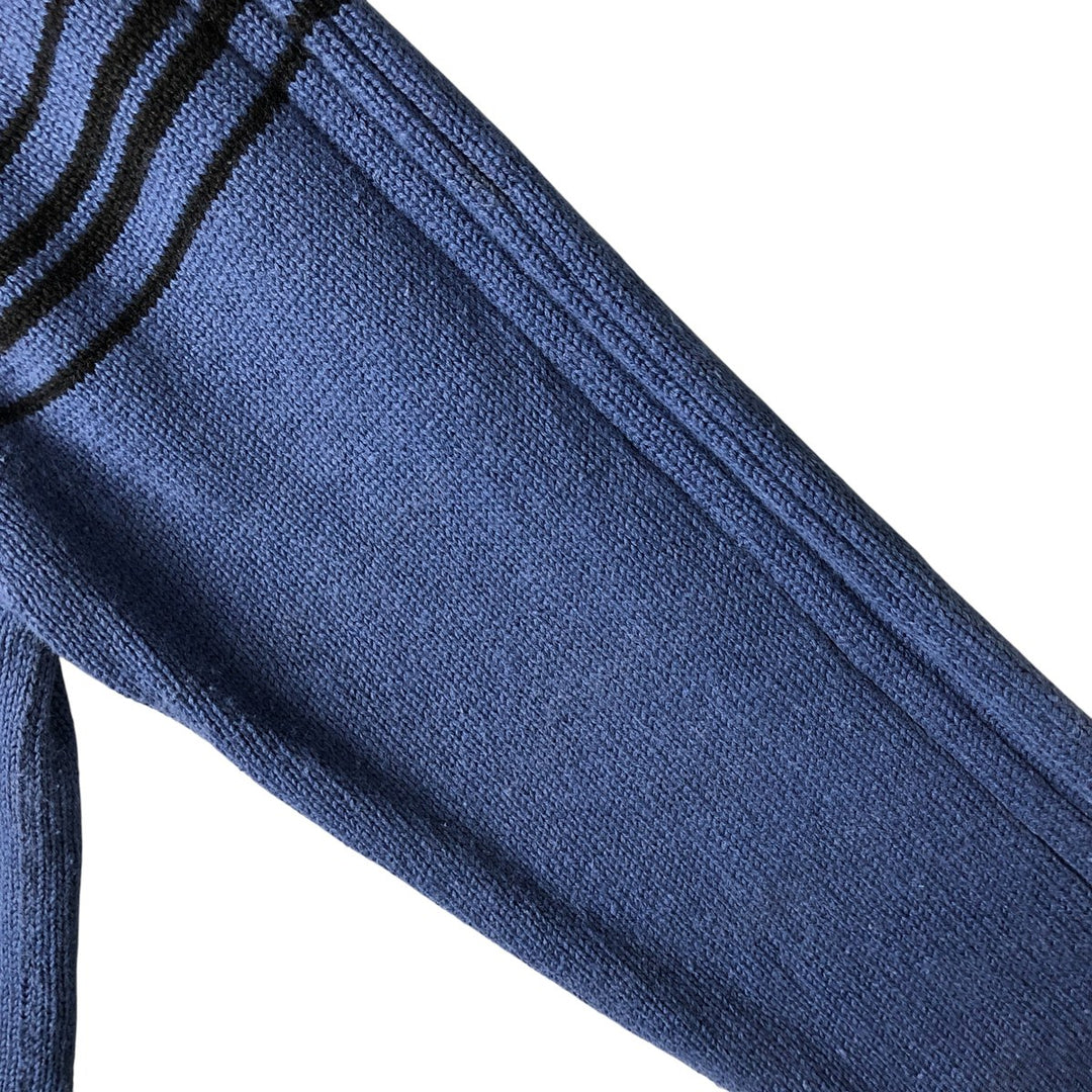 Harley-Davidson Ramie x Cotton Knit Sweater, Women's Size Medium Lamy blue type Vintage Second Hand