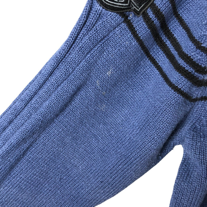 Harley-Davidson Ramie x Cotton Knit Sweater, Women's Size Medium Lamy blue type Vintage Second Hand