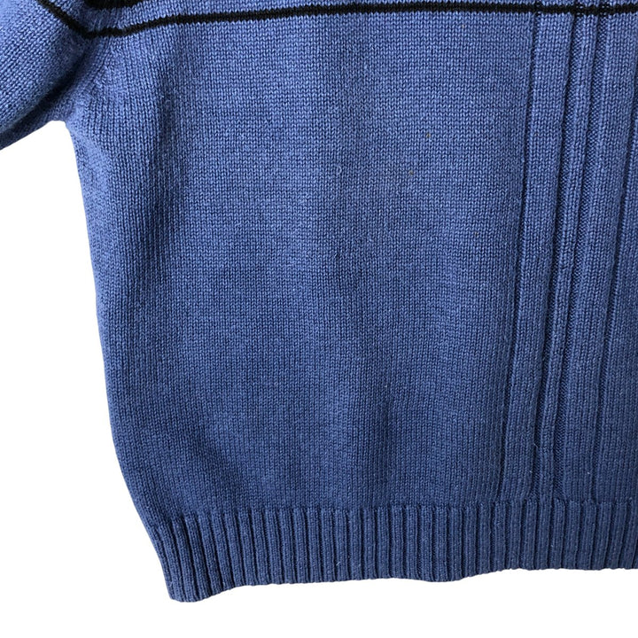 Harley-Davidson Ramie x Cotton Knit Sweater, Women's Size Medium Lamy blue type Vintage Second Hand