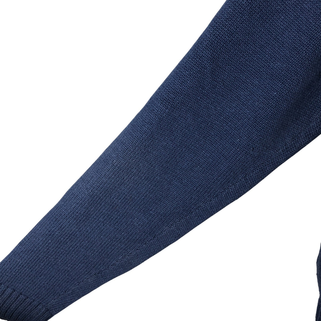 Harley-Davidson Ramie x Cotton Knit Sweater, Women's Size Medium Lamy blue type Vintage Second Hand