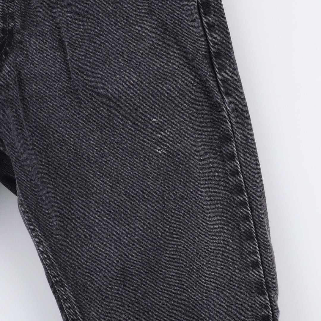 Levi's 505 Black Denim Tapered Denim Pants for Men, W34 equivalent cotton black type Vintage Second Hand