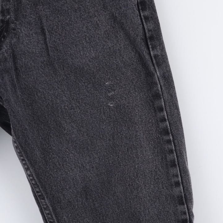 Levi's 505 Black Denim Tapered Denim Pants for Men, W34 equivalent cotton black type Vintage Second Hand