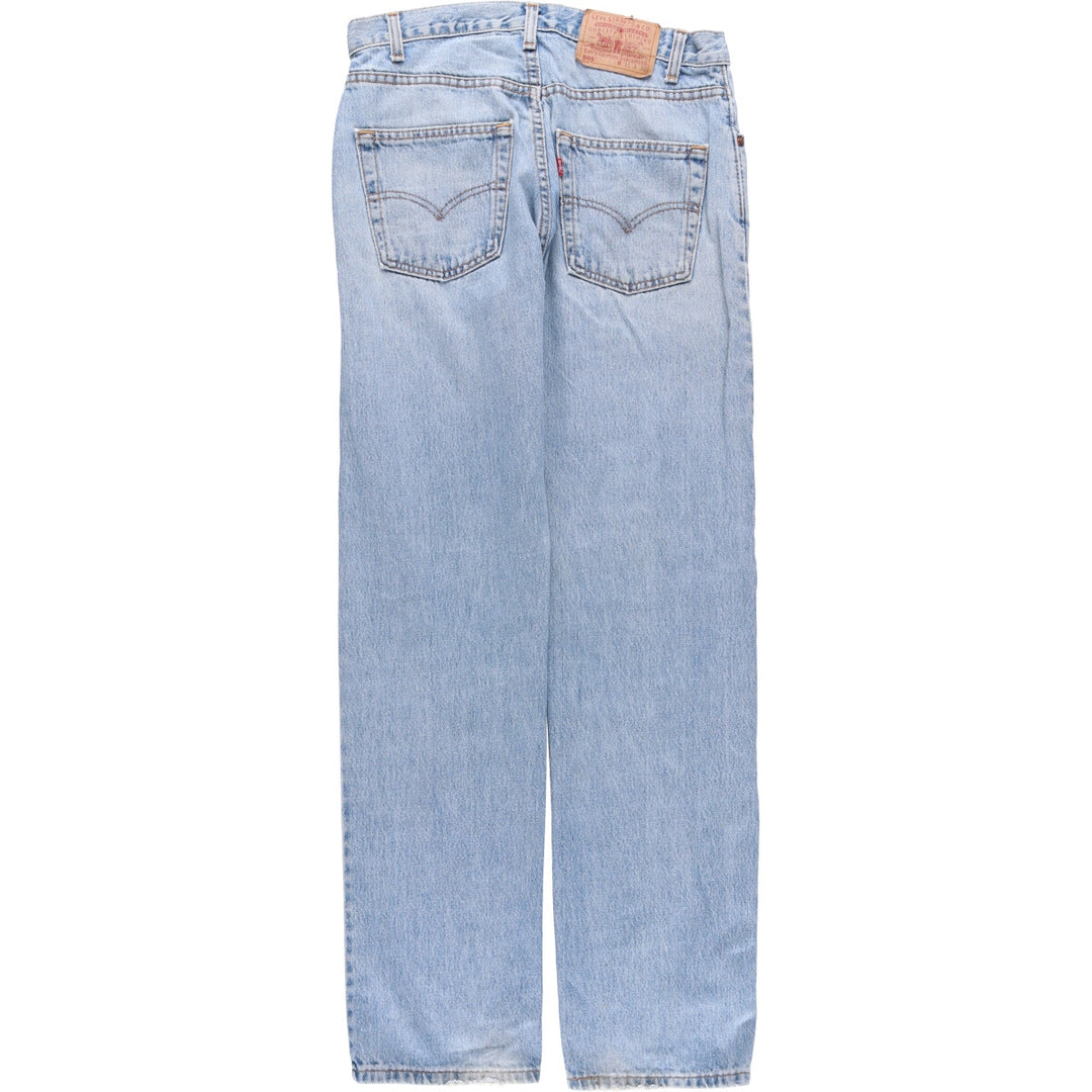 2000'S Levi's 505 Regular Fit Straight Leg Tapered Denim Pants, Made in Canada, Men's Size W32 cotton blue type Vintage Second Hand