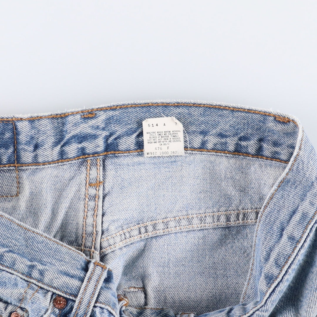 2000'S Levi's 505 Regular Fit Straight Leg Tapered Denim Pants, Made in Canada, Men's Size W32 cotton blue type Vintage Second Hand