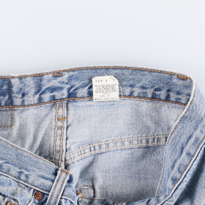 2000'S Levi's 505 Regular Fit Straight Leg Tapered Denim Pants, Made in Canada, Men's Size W32 cotton blue type Vintage Second Hand