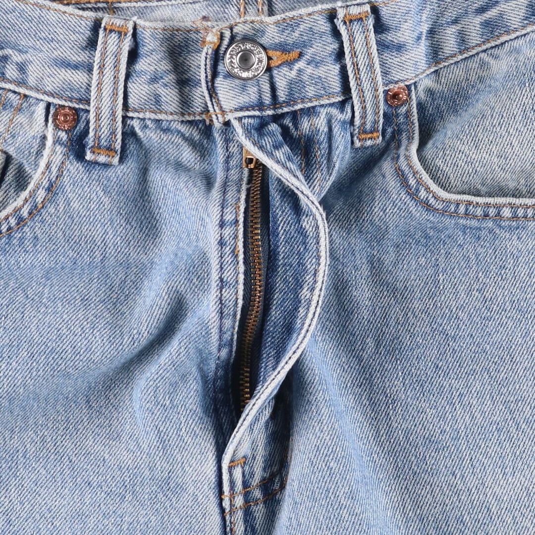 2000'S Levi's 505 Regular Fit Straight Leg Tapered Denim Pants, Made in Canada, Men's Size W32 cotton blue type Vintage Second Hand