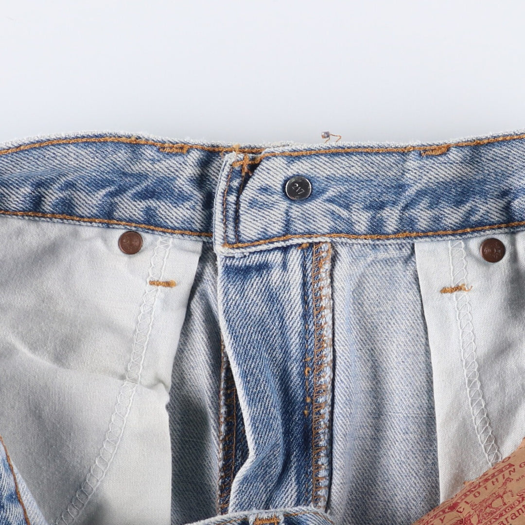 2000'S Levi's 505 Regular Fit Straight Leg Tapered Denim Pants, Made in Canada, Men's Size W32 cotton blue type Vintage Second Hand