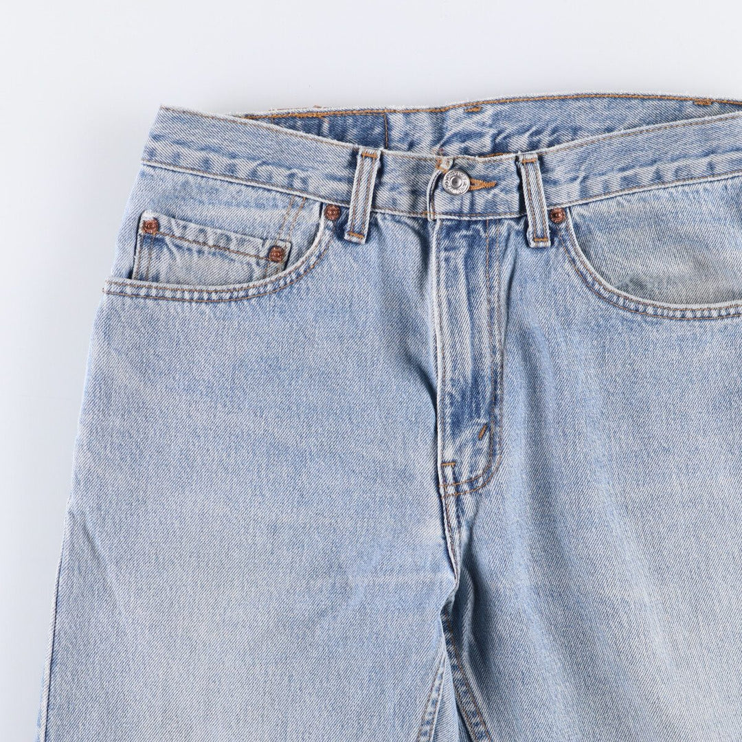 2000'S Levi's 505 Regular Fit Straight Leg Tapered Denim Pants, Made in Canada, Men's Size W32 cotton blue type Vintage Second Hand