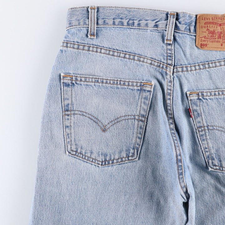 2000'S Levi's 505 Regular Fit Straight Leg Tapered Denim Pants, Made in Canada, Men's Size W32 cotton blue type Vintage Second Hand