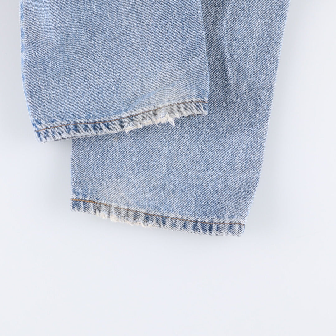2000'S Levi's 505 Regular Fit Straight Leg Tapered Denim Pants, Made in Canada, Men's Size W32 cotton blue type Vintage Second Hand