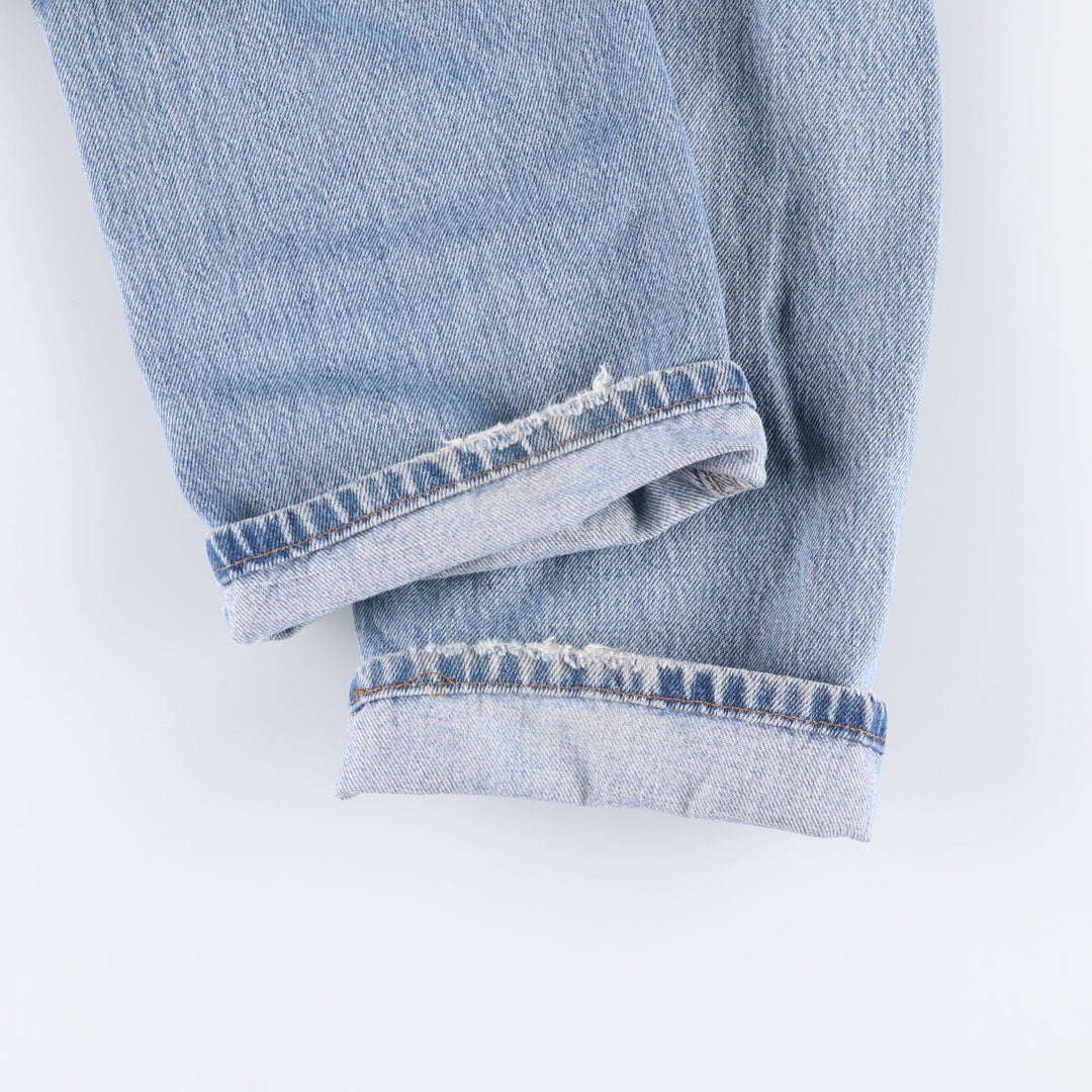 2000'S Levi's 505 Regular Fit Straight Leg Tapered Denim Pants, Made in Canada, Men's Size W32 cotton blue type Vintage Second Hand