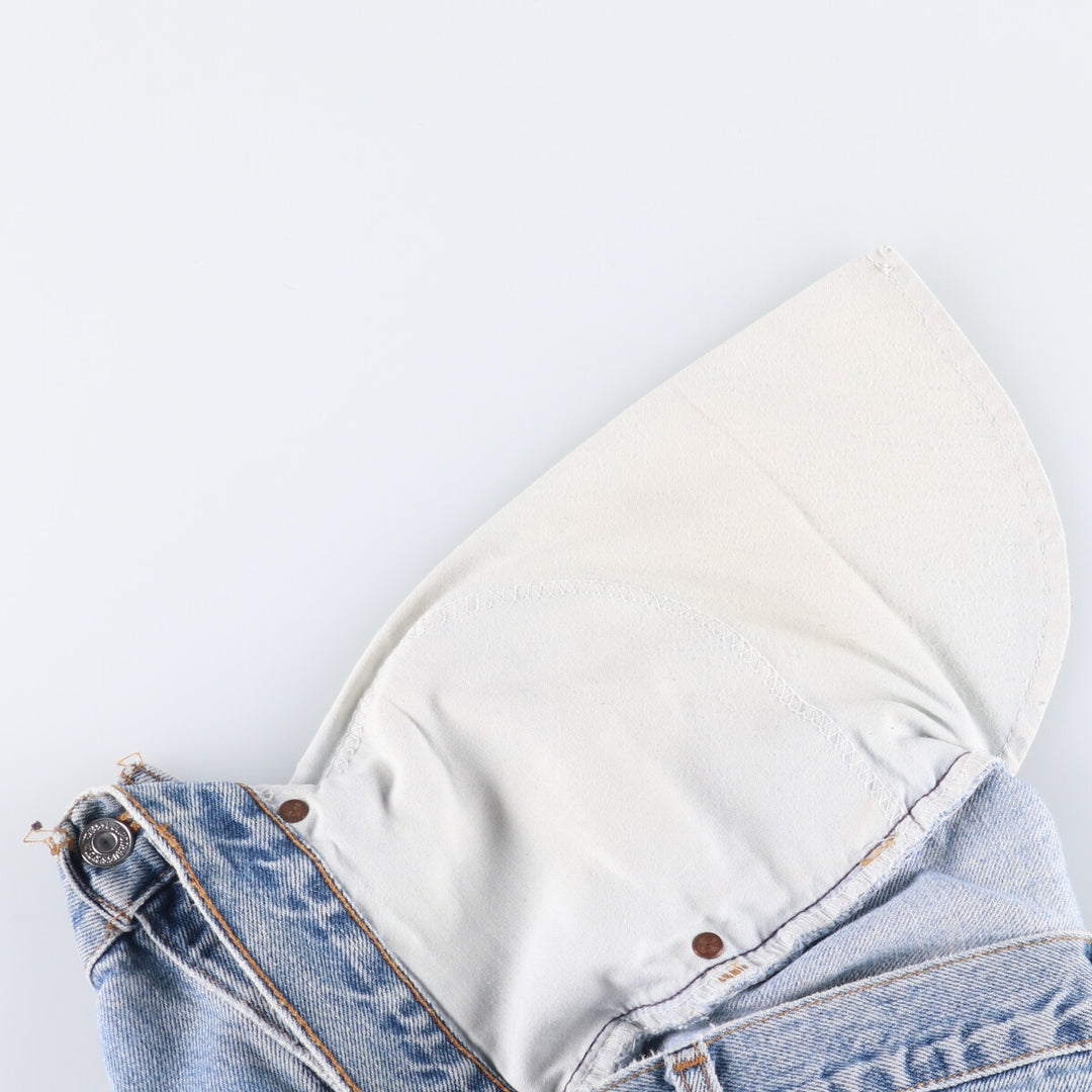 2000'S Levi's 505 Regular Fit Straight Leg Tapered Denim Pants, Made in Canada, Men's Size W32 cotton blue type Vintage Second Hand
