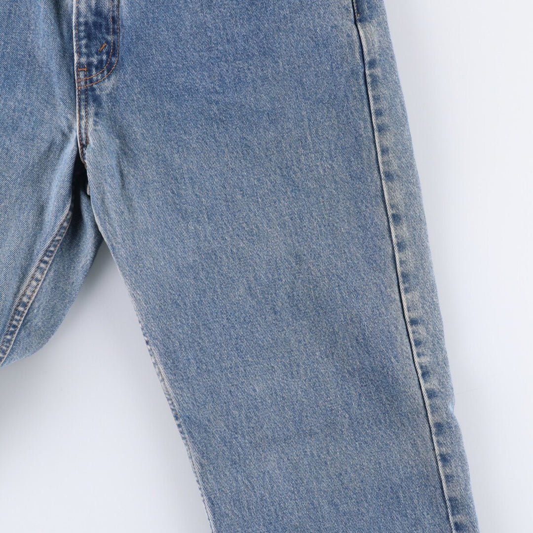 00'S Levi's 505 REGULAR FIT STRAIGHT LEG tapered denim pants for men, size w32 cotton blue type Vintage Second Hand