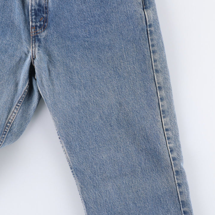 00'S Levi's 505 REGULAR FIT STRAIGHT LEG tapered denim pants for men, size w32 cotton blue type Vintage Second Hand