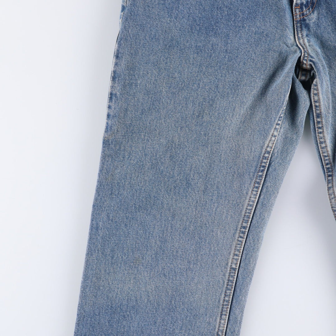 00'S Levi's 505 REGULAR FIT STRAIGHT LEG tapered denim pants for men, size w32 cotton blue type Vintage Second Hand