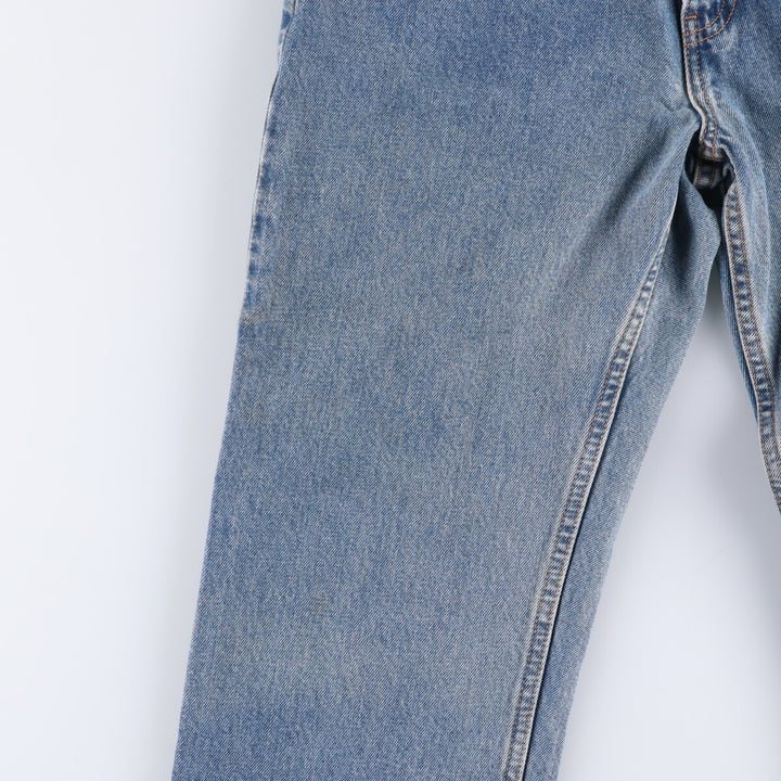 00'S Levi's 505 REGULAR FIT STRAIGHT LEG tapered denim pants for men, size w32 cotton blue type Vintage Second Hand